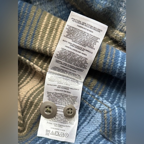 Mountain Hardwear Plusher Long Sleeve Shirt Ridgeline Ombre Buffalo Check Print - Picture 6 of 6